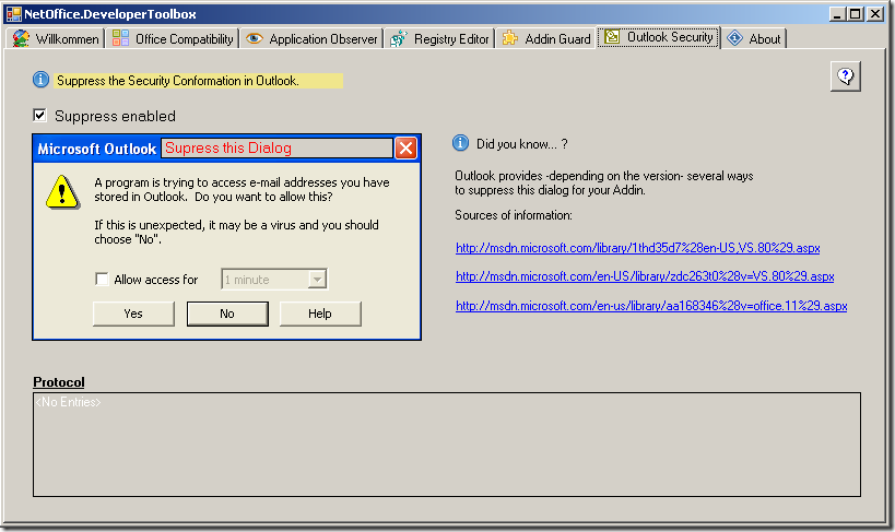 Toolbox - Outlook Security